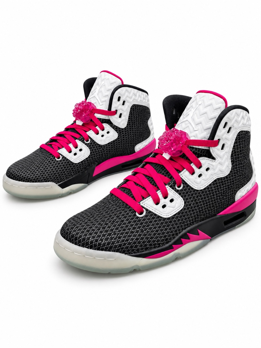 🏀💖 Air Jordan Spike Forty 40 GG Black/Fuchsia | Size 5Y | NWOB